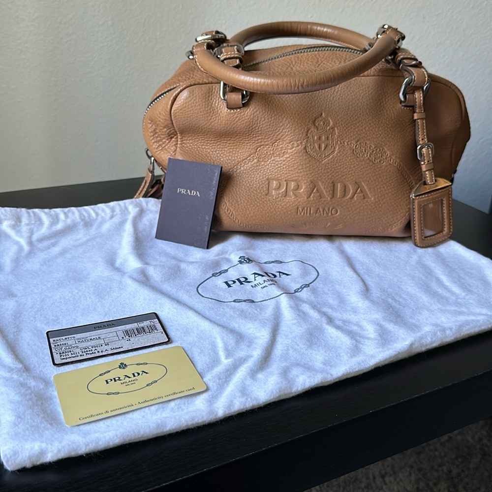 Authentic Prada Bauletto Bag